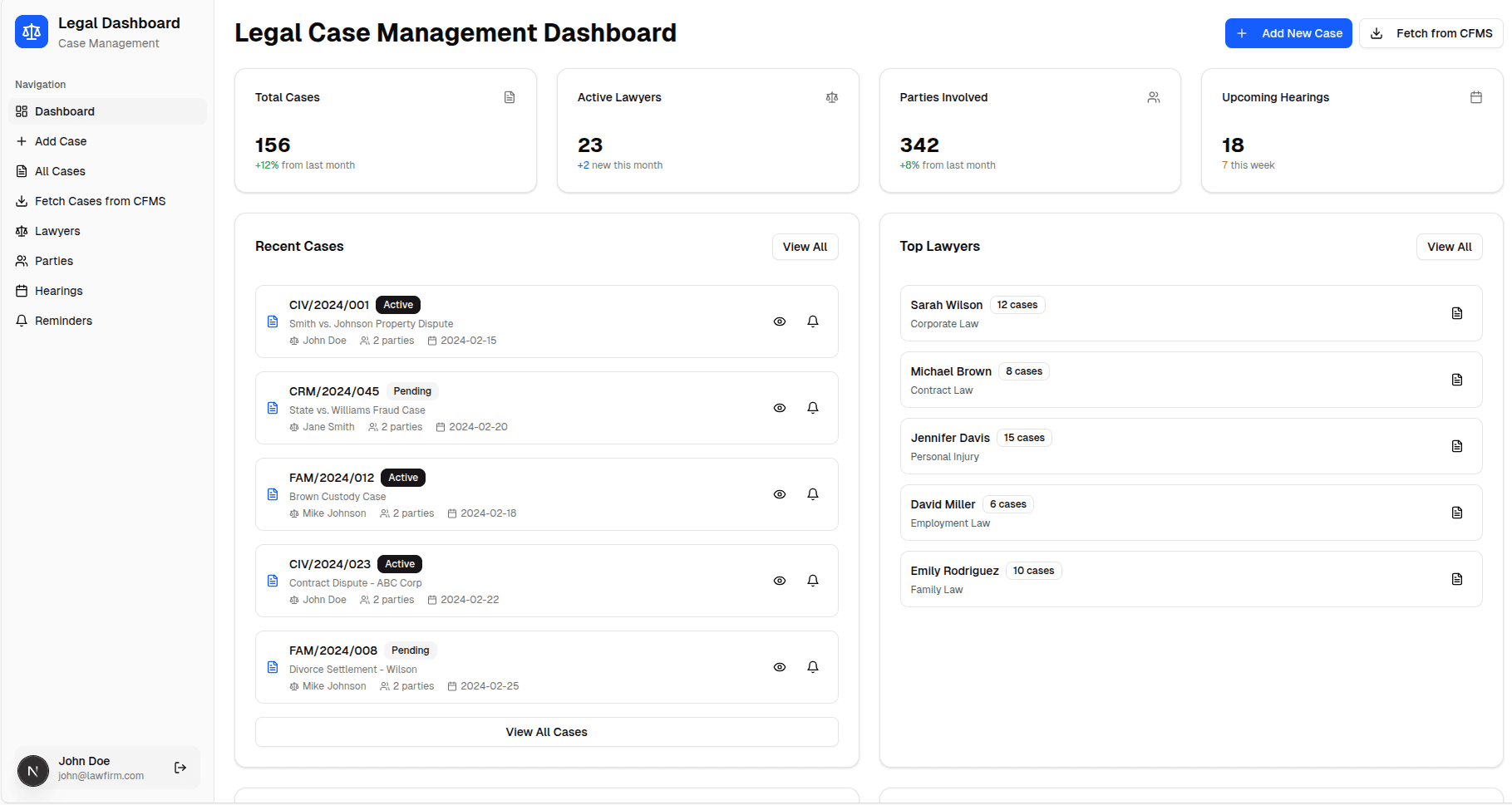 Legal CMS